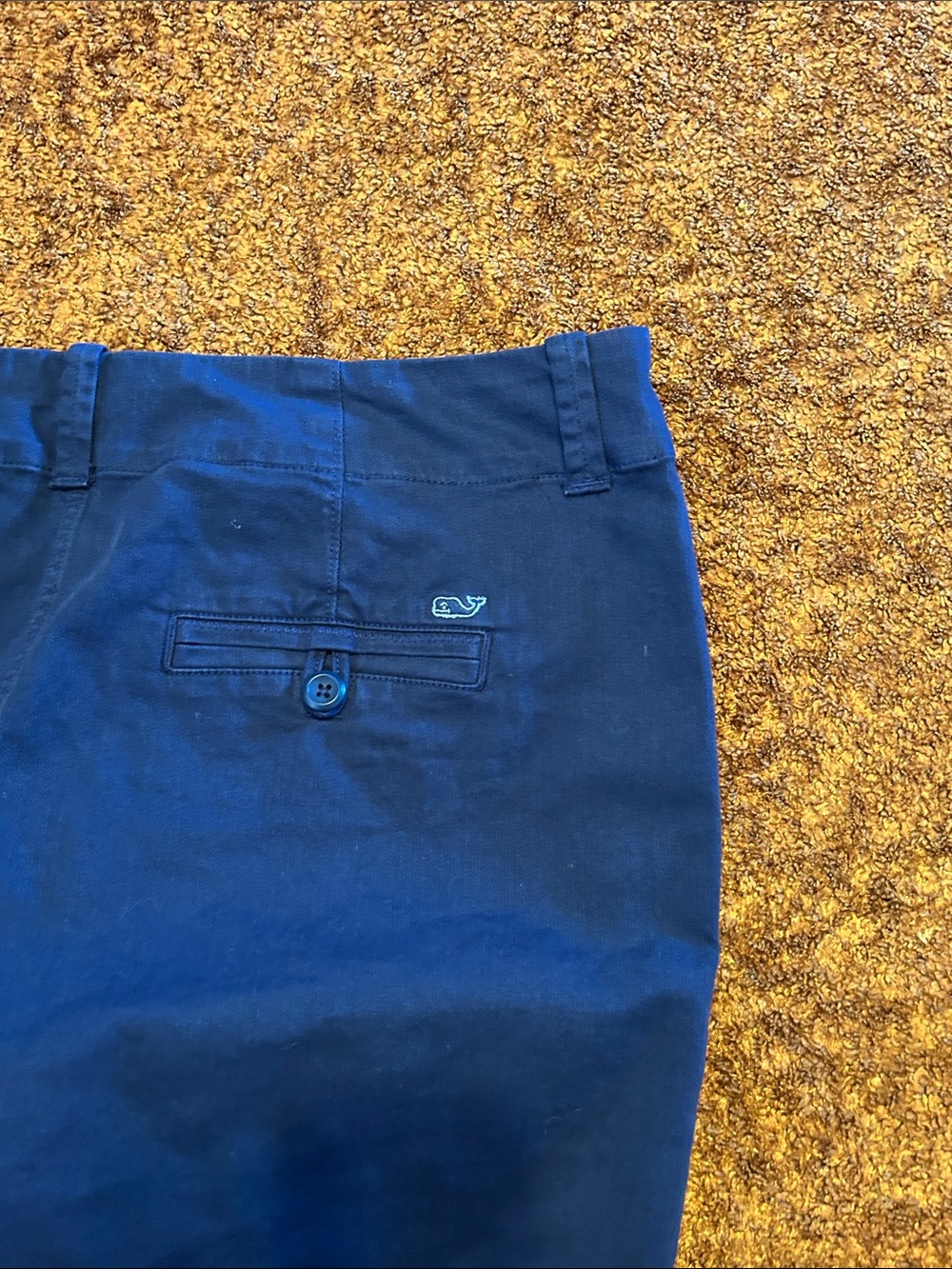 Vineyard Vines Navy Stretch Chino Bermuda Shorts - Picture 6 of 7